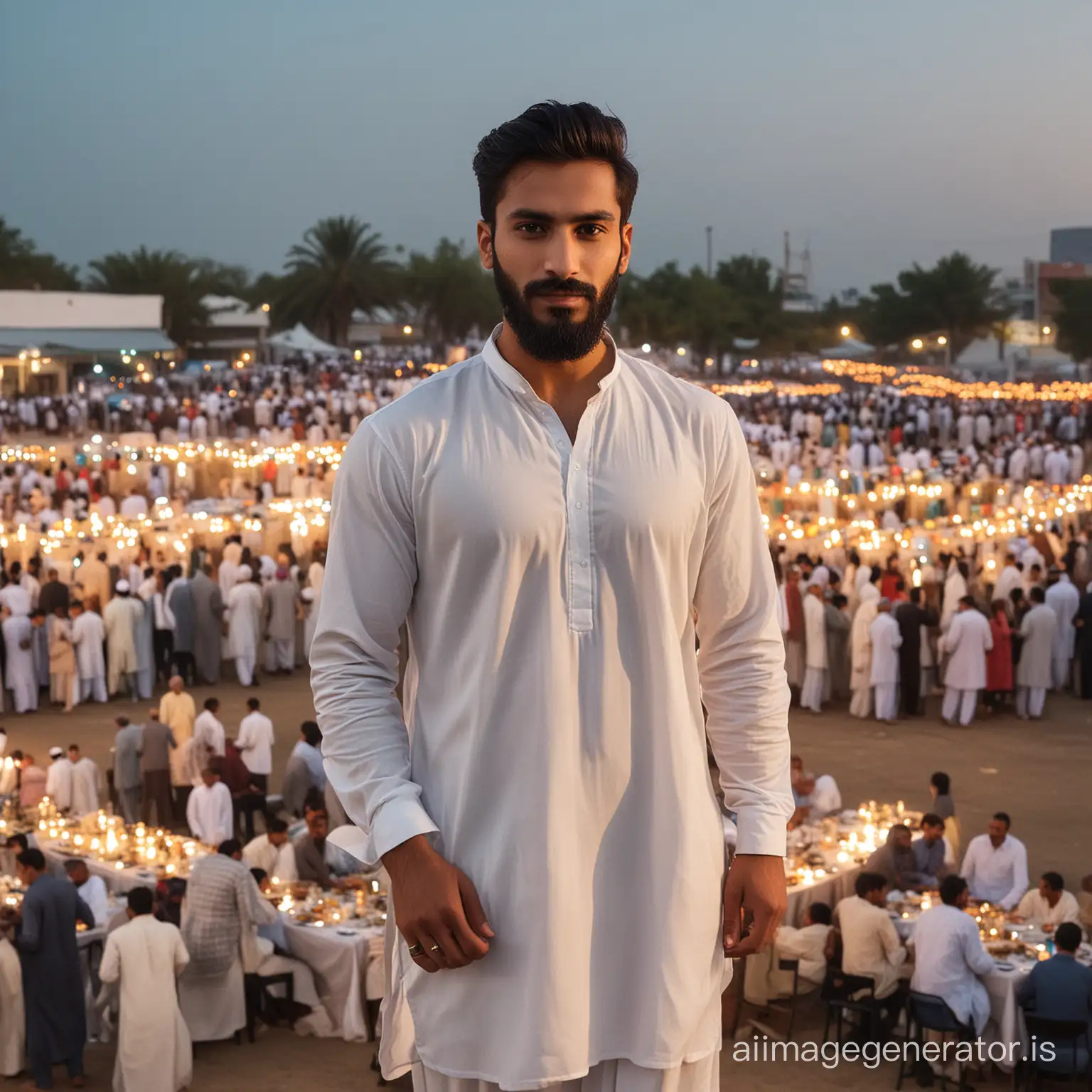 Pakistani-Youth-Celebrating-Iftar-with-Community