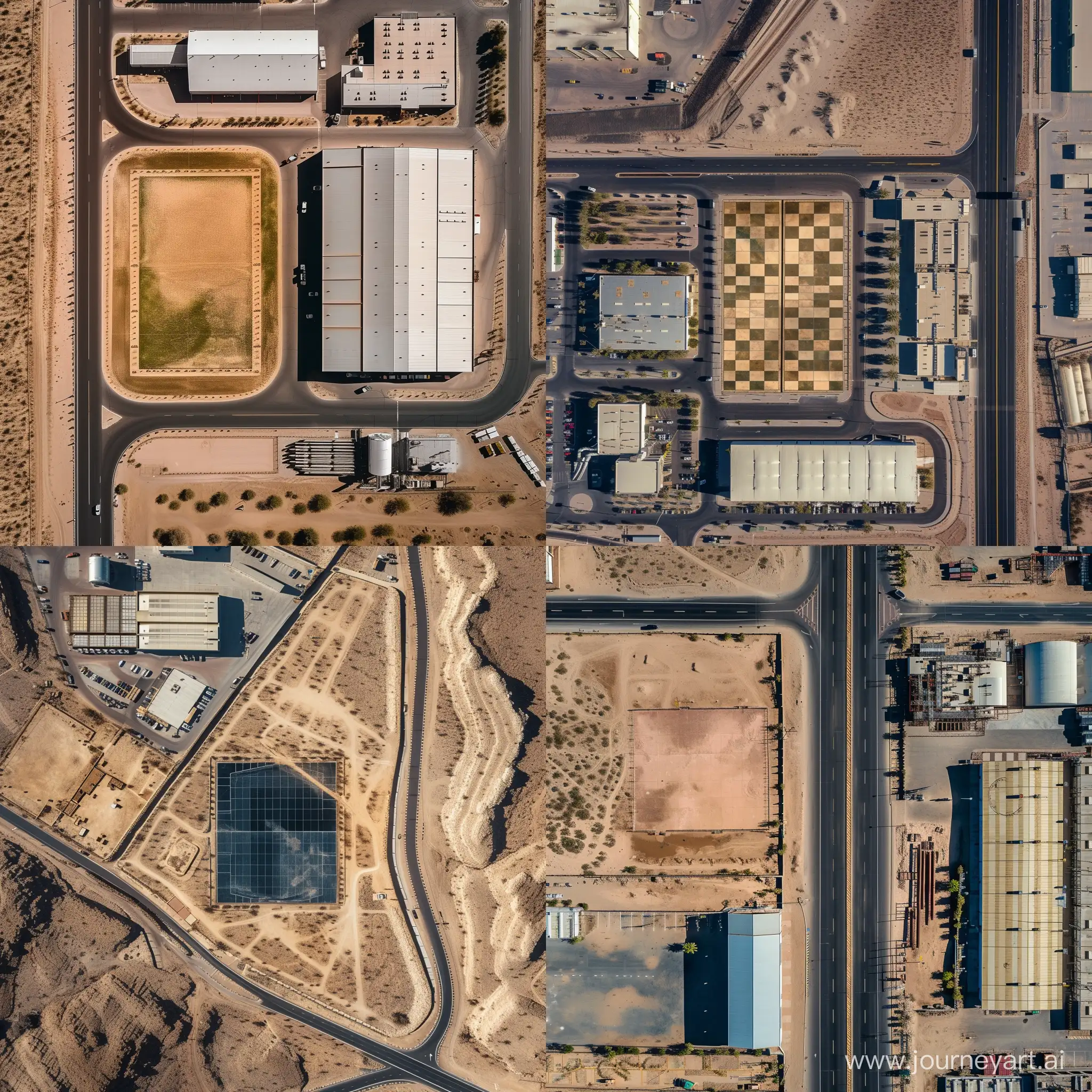 Strategic-Board-Game-in-Desert-Landscape-Overhead-Industrial-Challenge