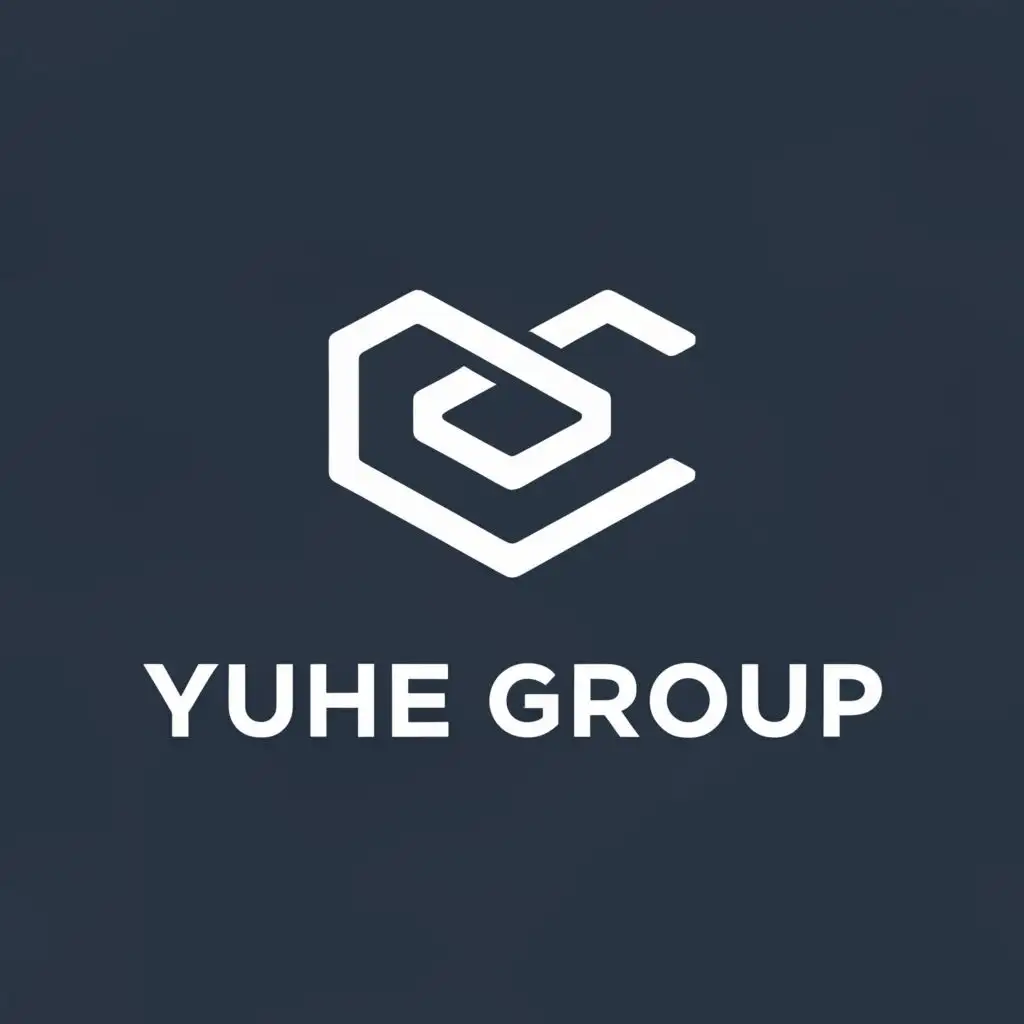 a logo design,with the text "Yuhe Group", main symbol:package,Minimalistic,be used in Technology industry,clear background