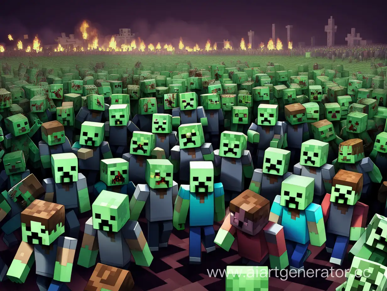 Epic-Minecraft-Zombie-Horde-Blocky-Apocalypse-Adventure