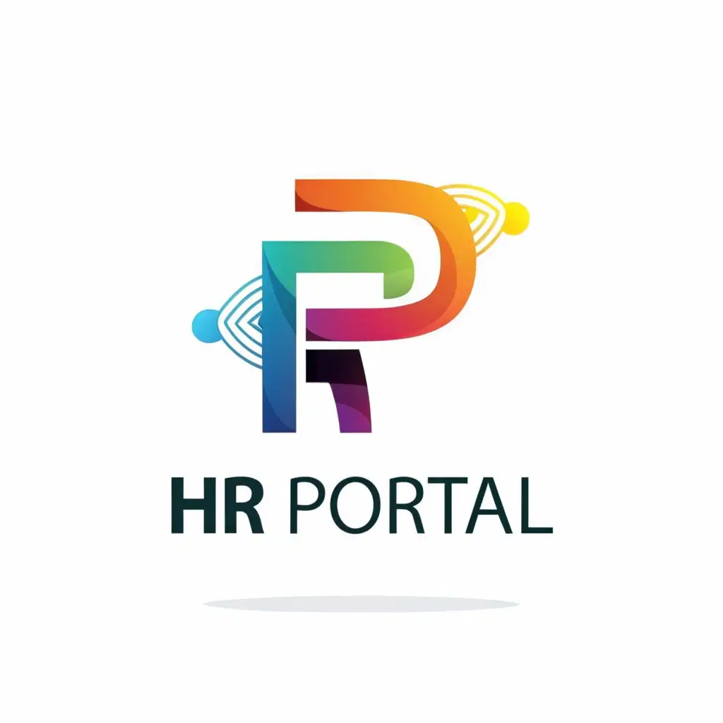 a logo design,with the text 'HR Portal', main symbol:A logo for a custom recruitment company,Minimalistic,be used in Retail industry,clear background