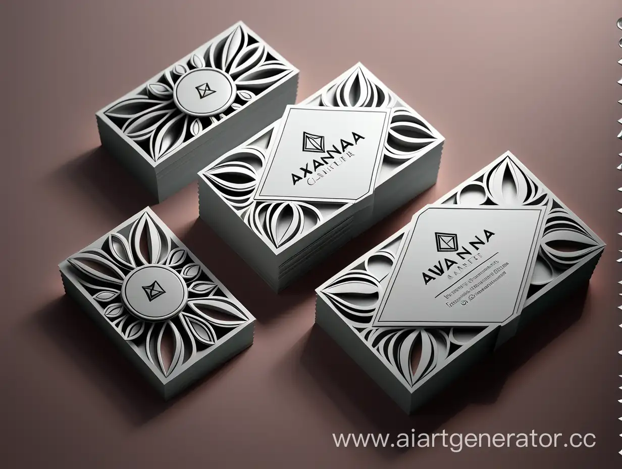 Elegant-Silver-Volumetric-Manicure-Business-Card