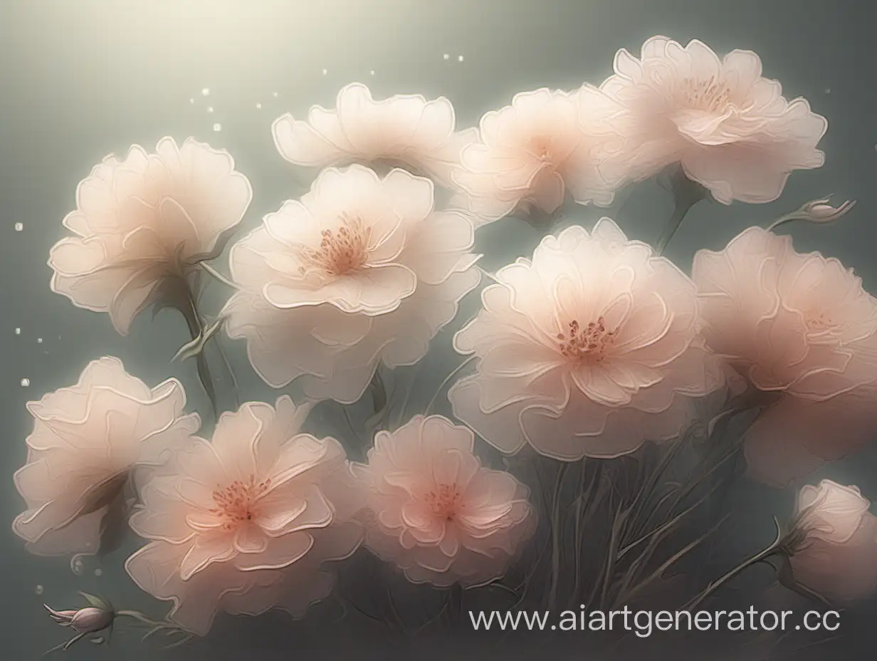 Delicate-Blossoms-in-a-Serene-Garden-Setting