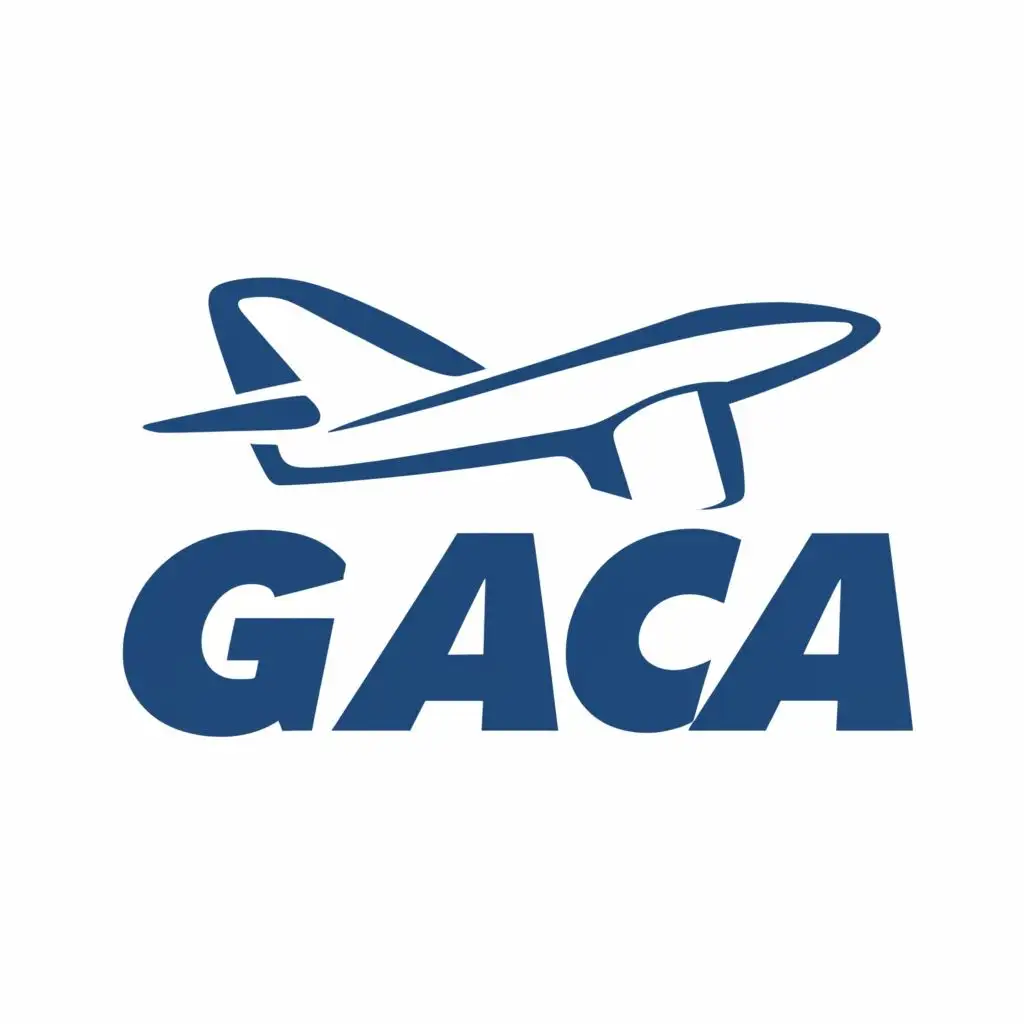 logo, PLANE, with the text "GACA", typography, be used in Automotive industry