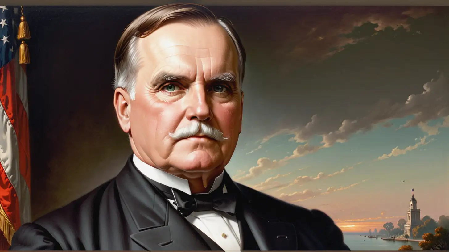 US president William McKinley (1897-1901) is re-elected 