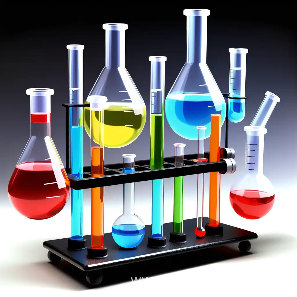 Chemistry-Classroom-Experiment-with-Test-Tubes-and-Reagents
