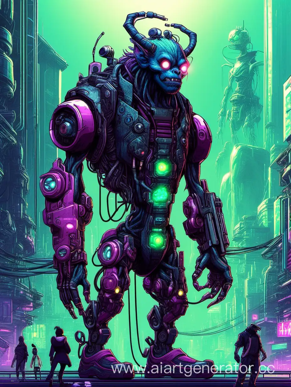 Disney-Cyberpunk-Monster-Fusion-Art