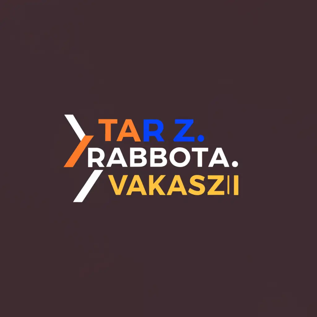 a logo design,with the text "taraz.rabota.vakansii", main symbol:rabota,Moderate,clear background
