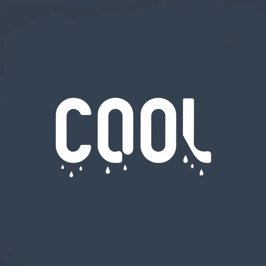 a logo design,with the text "Cool", main symbol:Ice,Moderate,clear background
