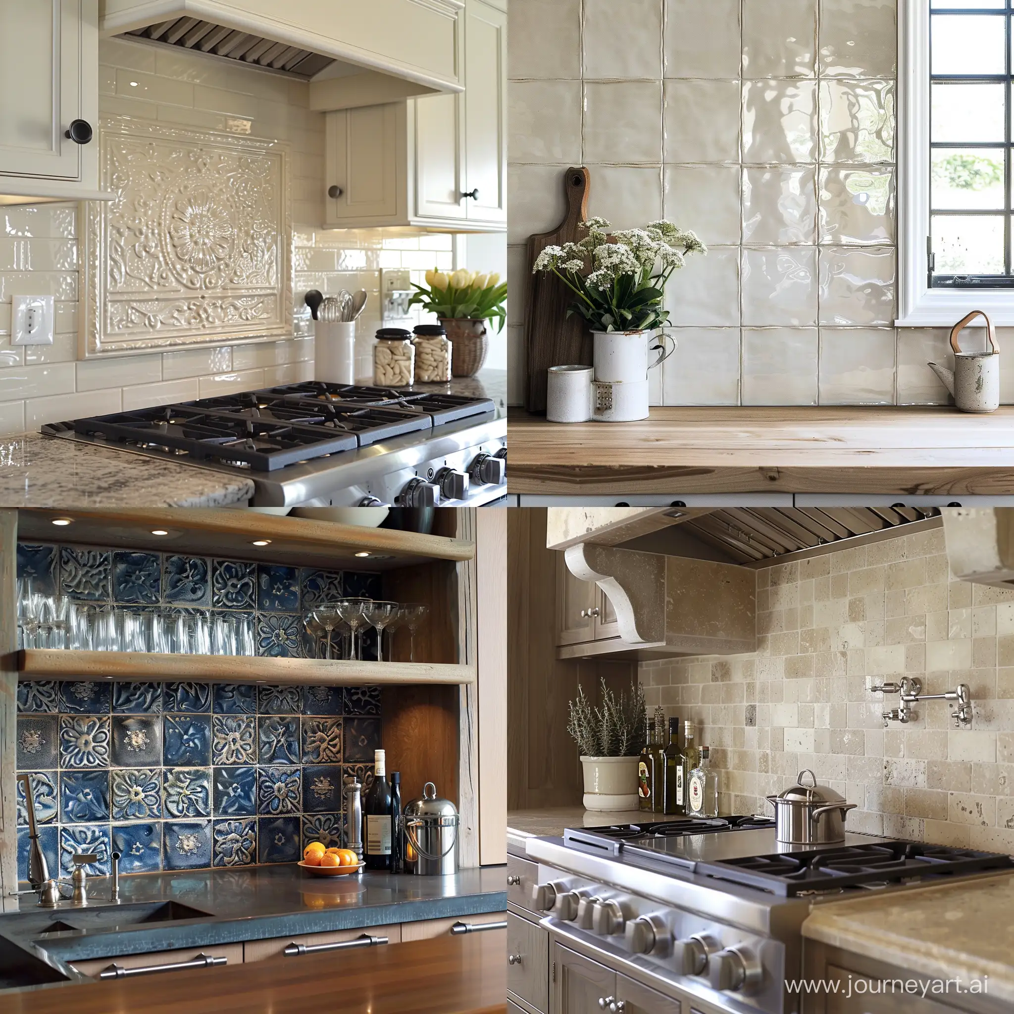Modern-Ceramic-Tile-Kitchen-Backsplash-Design