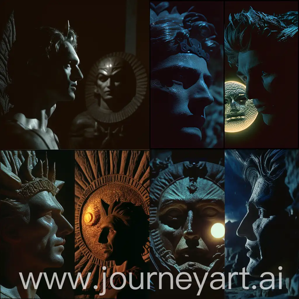 Cinematic-1980s-Dark-Fantasy-Moon-and-Sun-Headed-Figures-in-Intense-Lighting