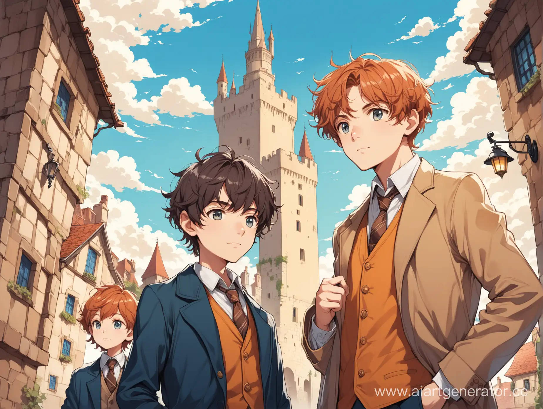 Teenage-Brothers-and-Detective-Unravel-Tower-Treasure-Mystery