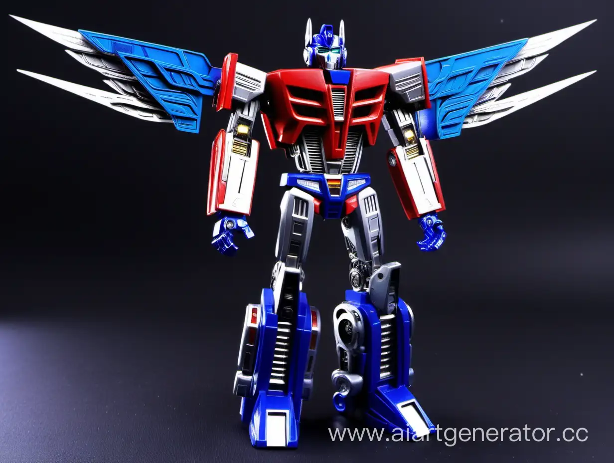 the transformer has 3 alt. mode on the back of the wings, on the chest of the nose of the car and samaleta, autobot