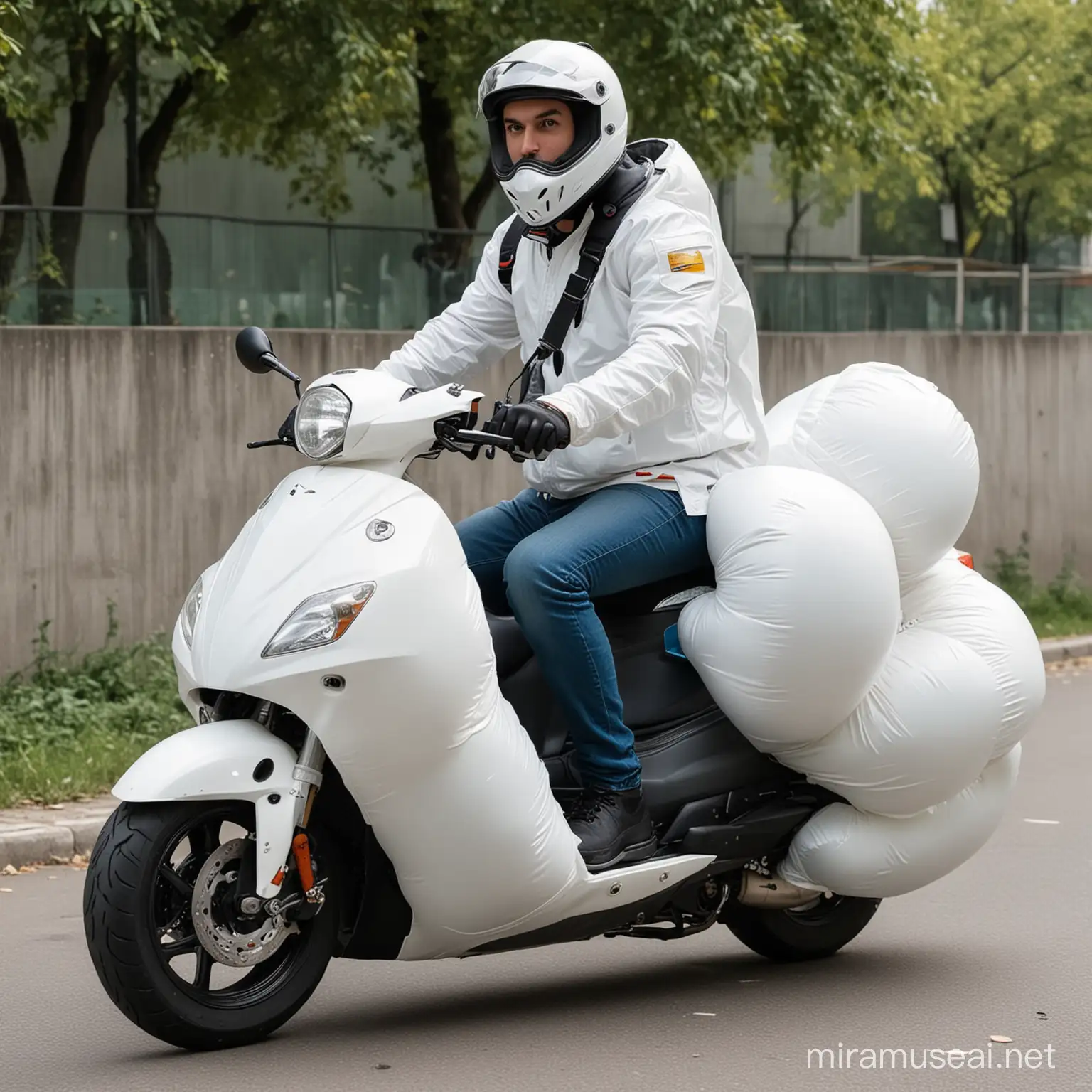 Scooter Riders FullBody Airbag Safety Suit