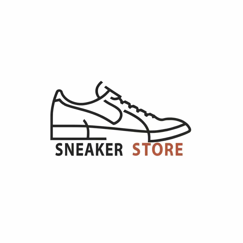 a logo design,with the text "Sneaker Store", main symbol:Sneaker,Minimalistic,be used in Retail industry,clear background