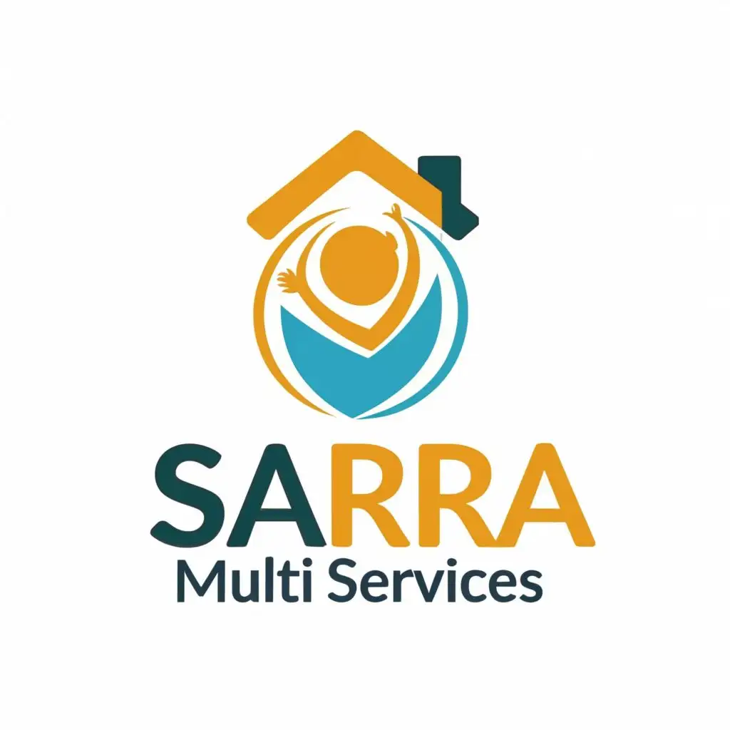 logo, Real State, Little Girl, with the text "Sara Multi Services", typography, be used in Real Estate industry