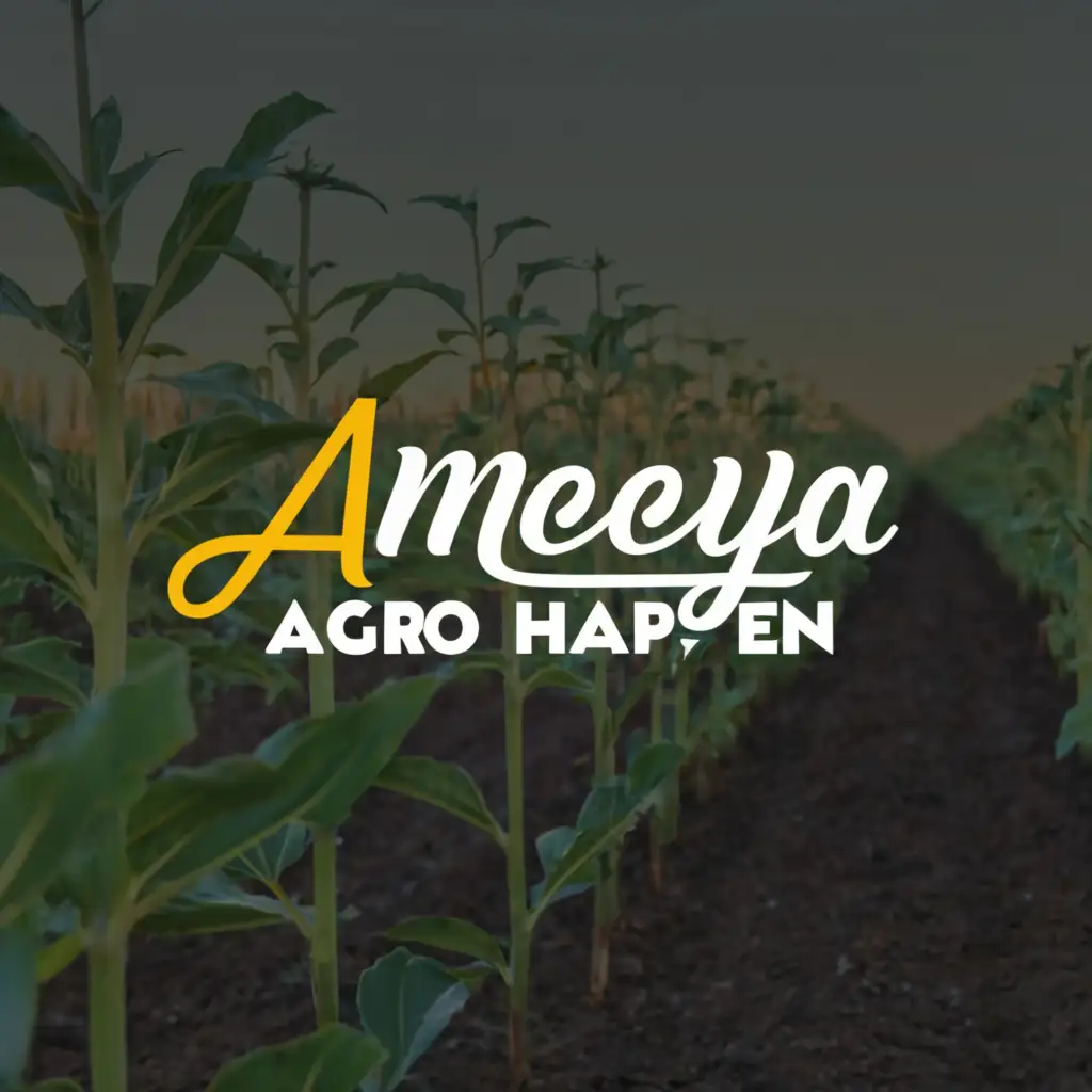 a logo design,with the text "Ameya Agro Macchinery", main symbol:Make It Happen,Minimalistic,be used in Technology industry,clear background