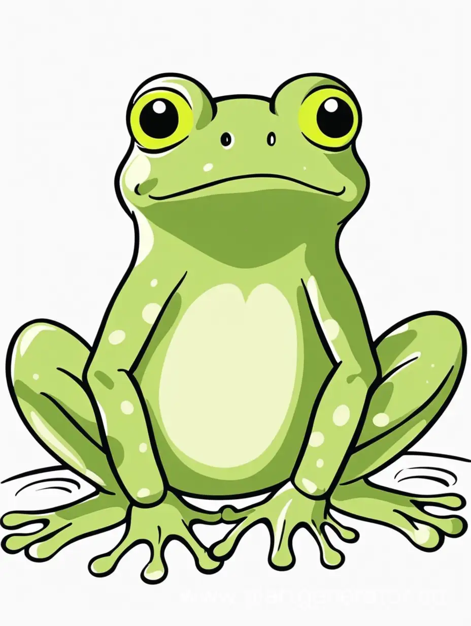 Adorable-Frog-Drawing-for-Childrens-Enjoyment