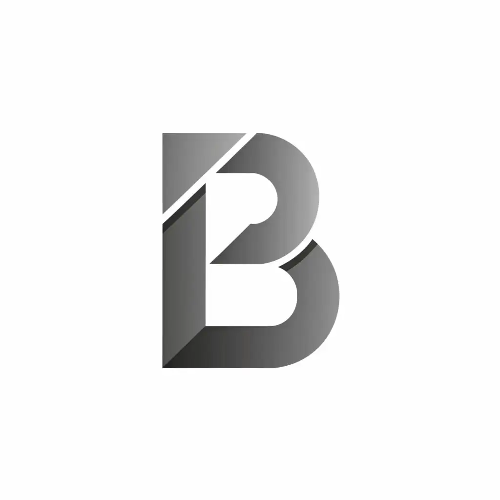 a logo design,with the text "B", main symbol:b,Moderate,clear background