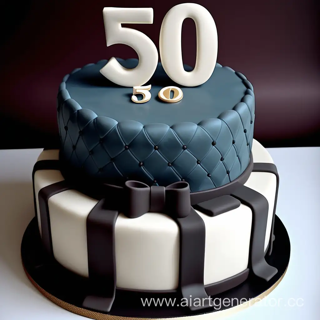 Celebrating-50-Years-Magnificent-Masculine-Birthday-Cake