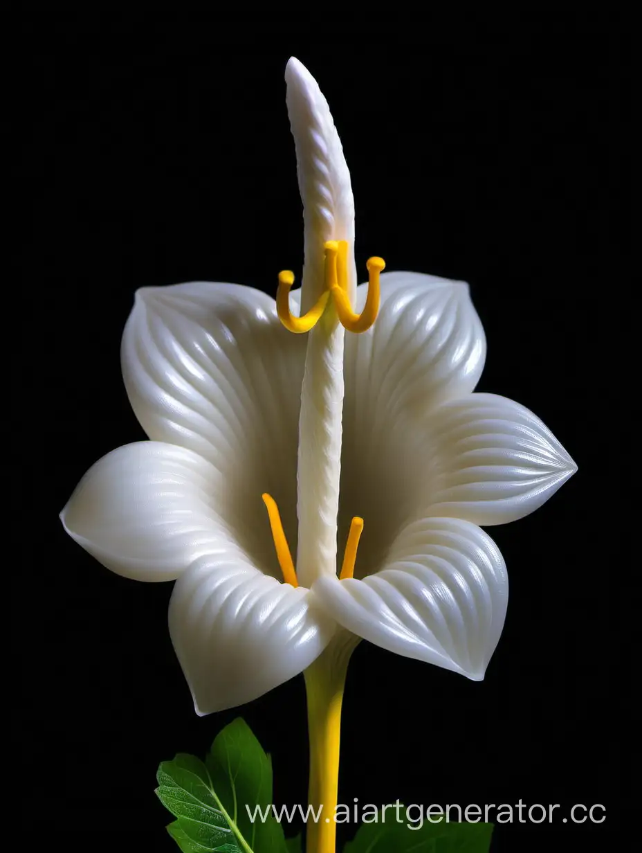 Amarnath flower on BLACK background