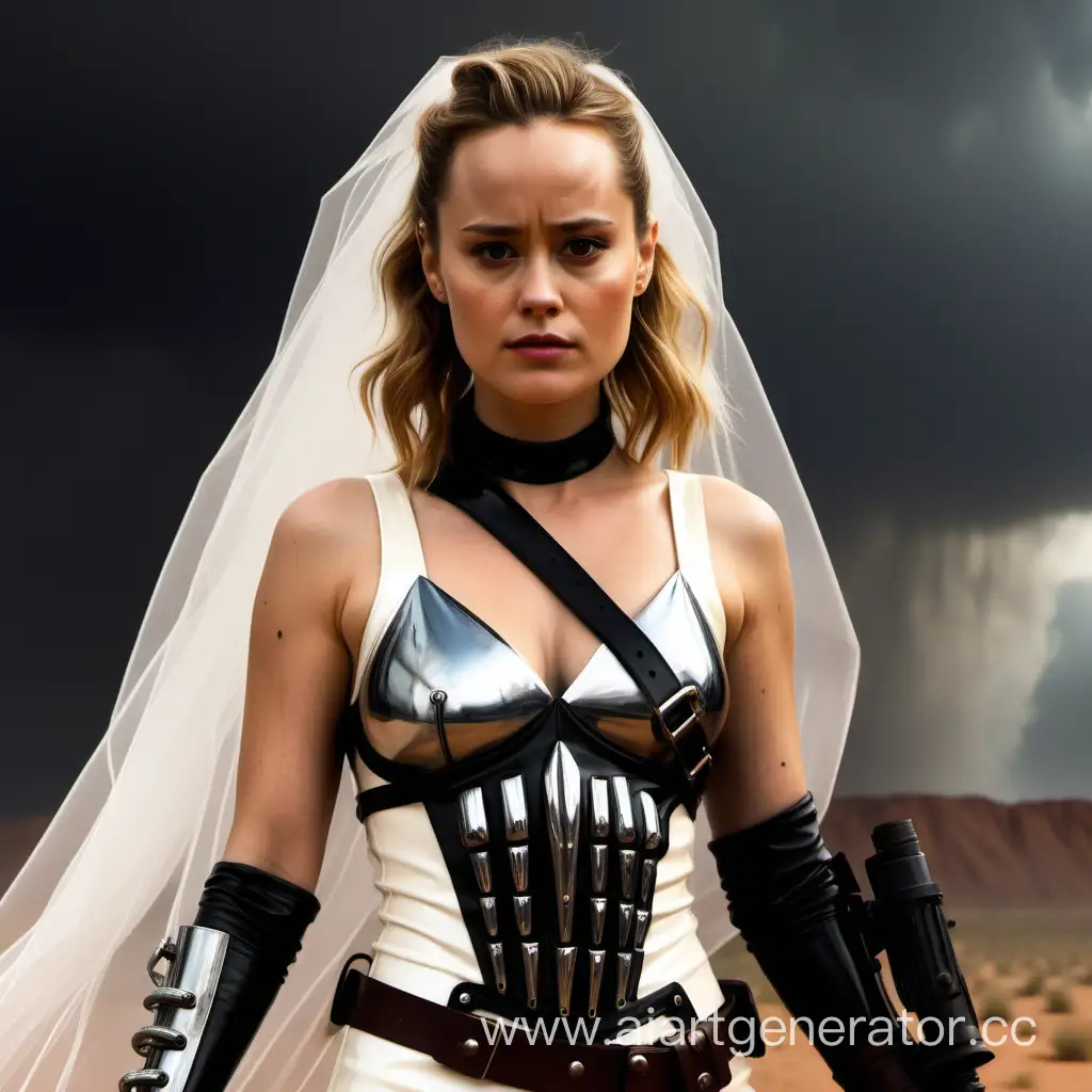 Brie-Larson-Stunningly-Portrays-Latex-Mad-Max-Bride-in-Captivating-Image