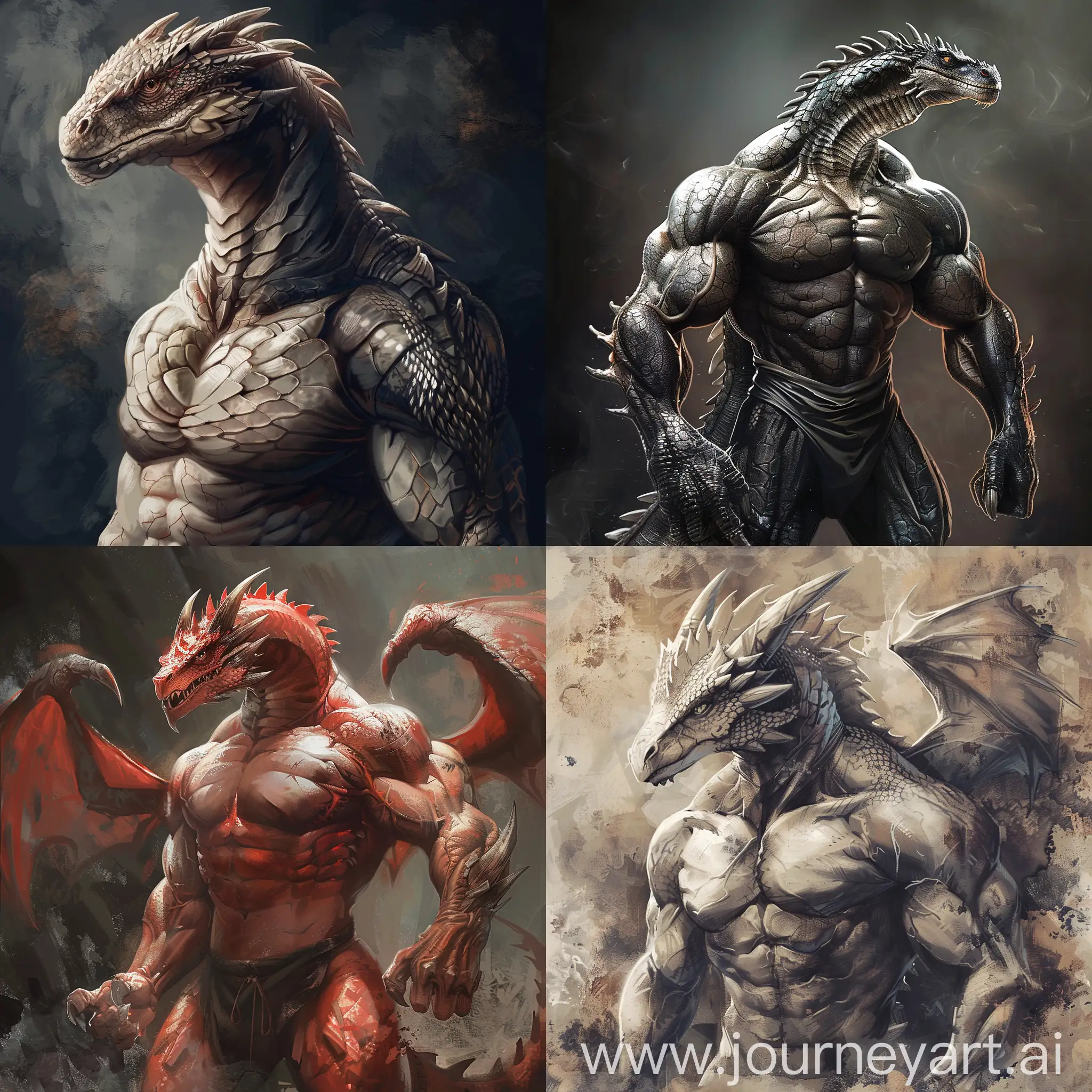 Powerful-Muscular-Dragon-Digital-Artwork
