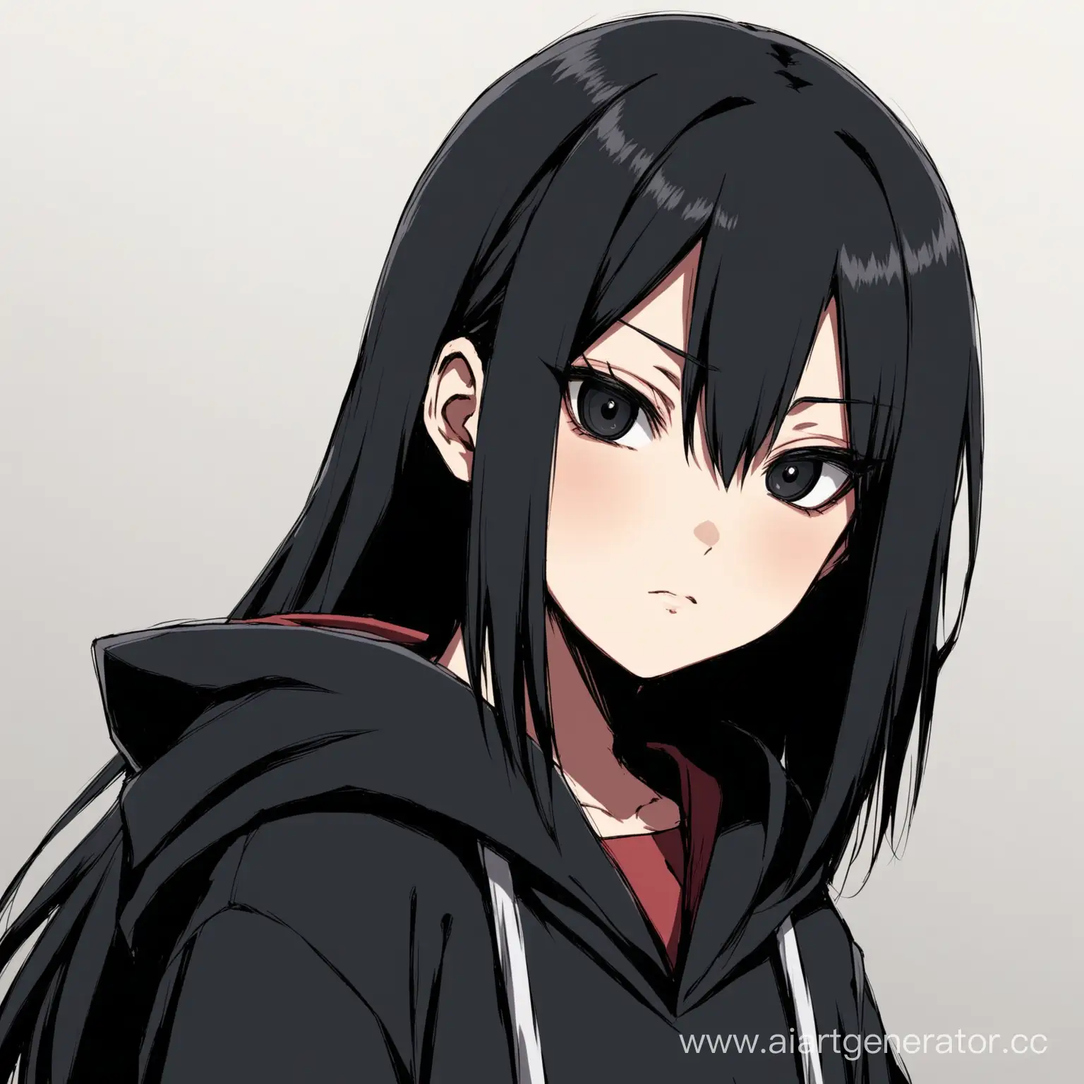 Young-Uchiha-Girl-with-Raven-Hair-and-Piercing-Eyes