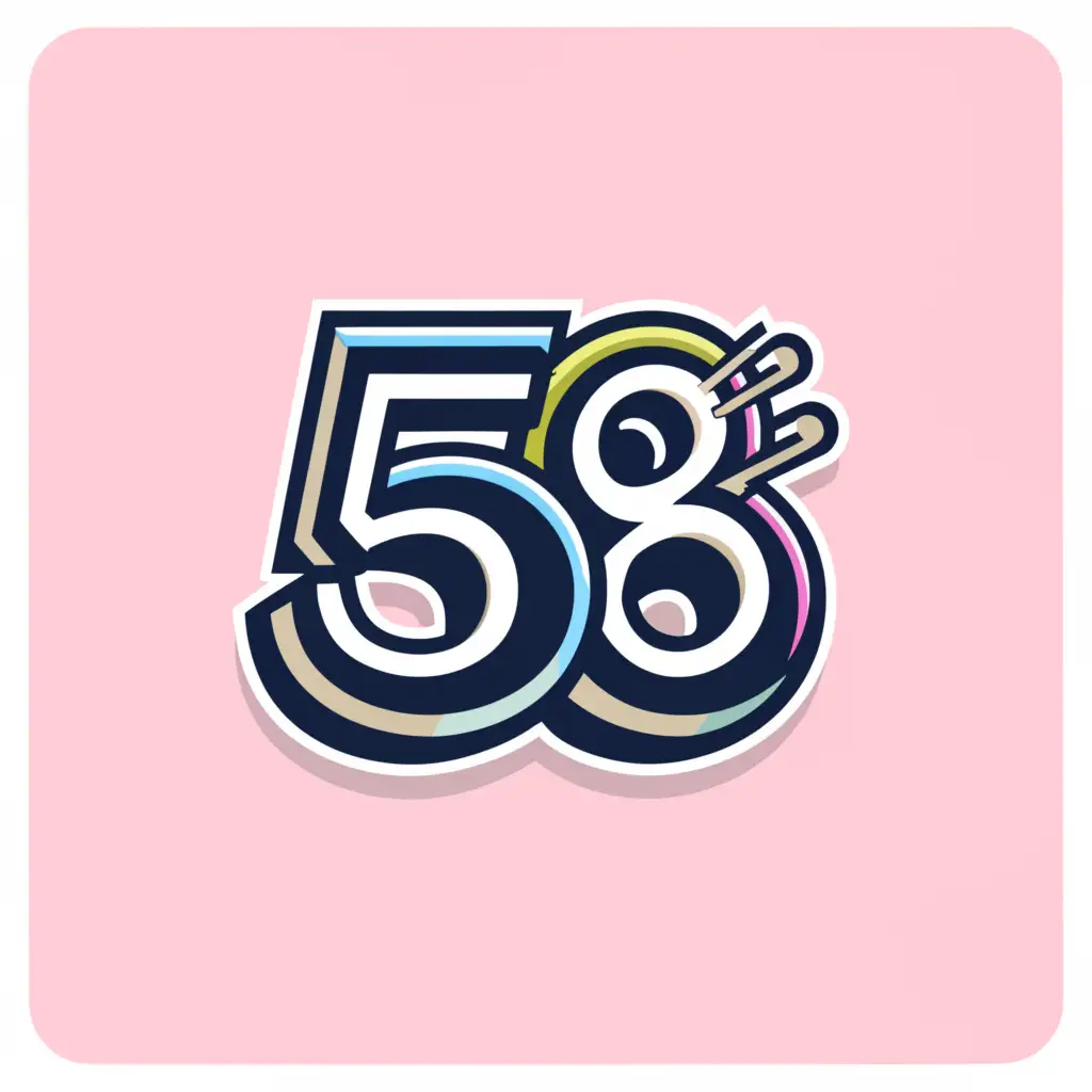 a logo design,with the text "588", main symbol:cartoon,Moderate,be used in Retail industry,clear background