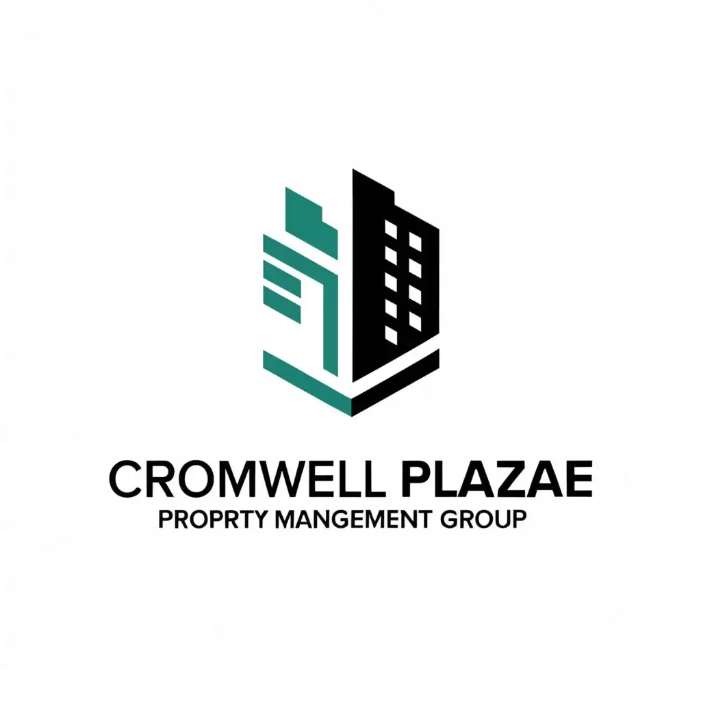 a logo design,with the text "Cromwell Plaza Property Management Group", main symbol:Building,Moderate,be used in Construction industry,clear background