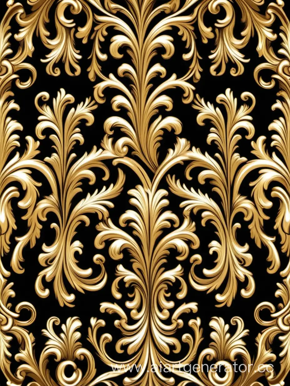 Elegant-Golden-Baroque-Style-Seamless-Pattern-Vector-Ornament
