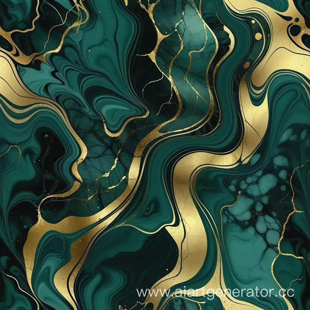 Dark-Green-Marble-Texture-Background-with-Golden-Veins