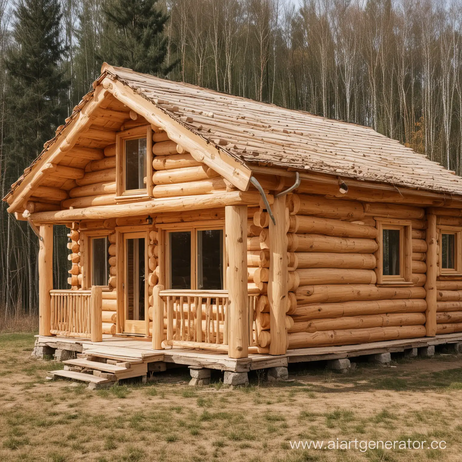 Siberian-Cedar-Log-House