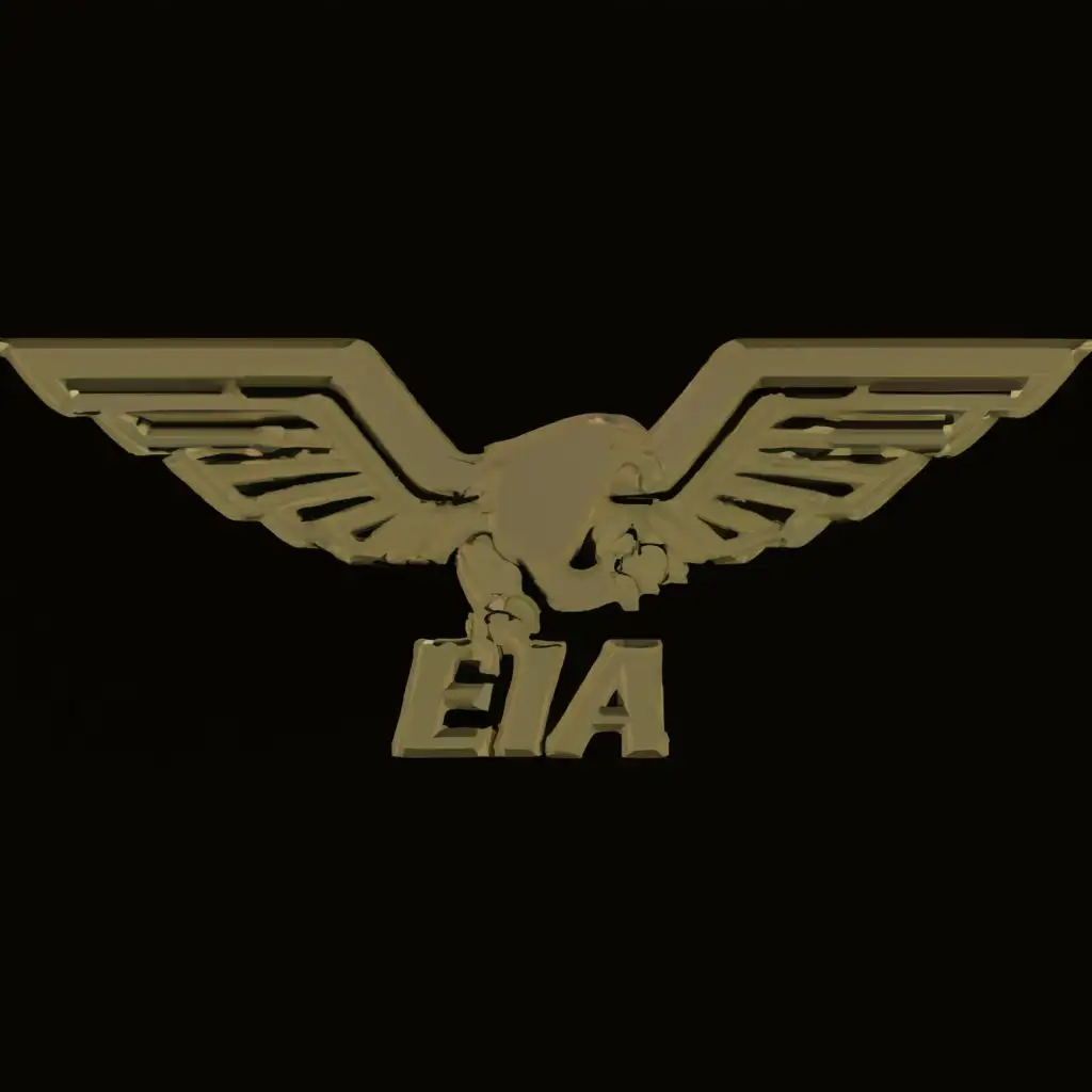 logo, eagle png, with the text "EISA", typography