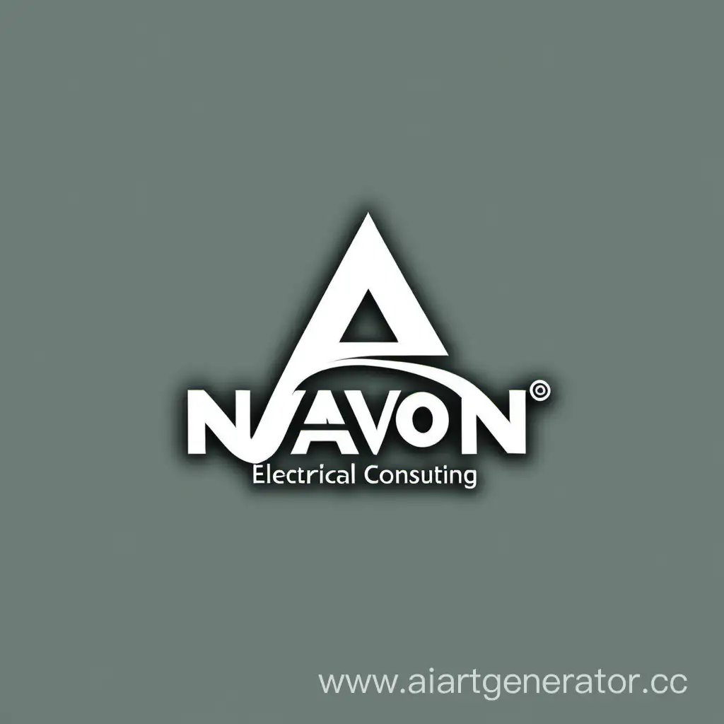 Create logo NAVON - AZRAN ELECTRICAL CONSULTING LTD