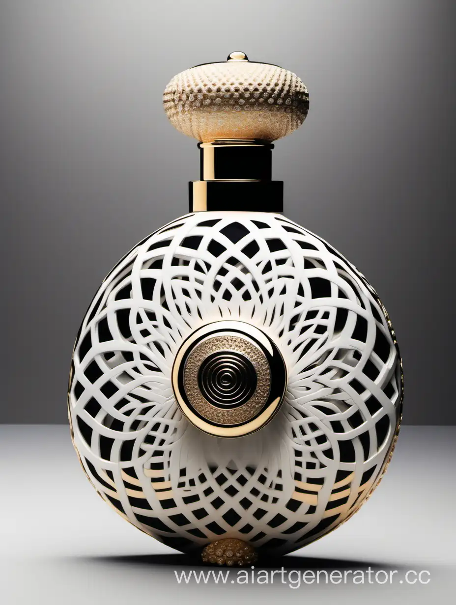 Elegant-Golden-Perfume-Bottle-with-Zamac-Cap-and-Curvilinear-Oval-Design