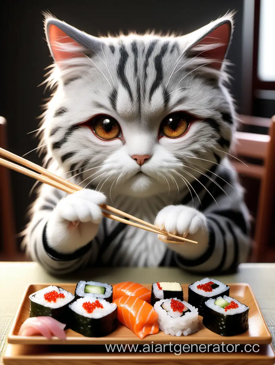 Realistic-Cat-Eating-Sushi-with-Chopsticks-and-Soy-Sauce
