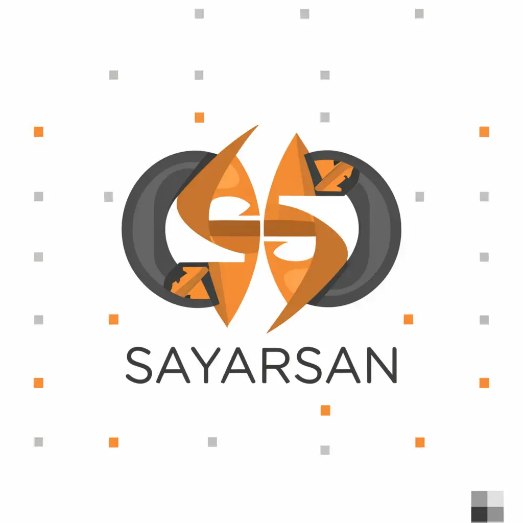 a logo design, with the text 'SAYARSAN', main symbol:47468, Moderate, be used in Construction industry, clear background