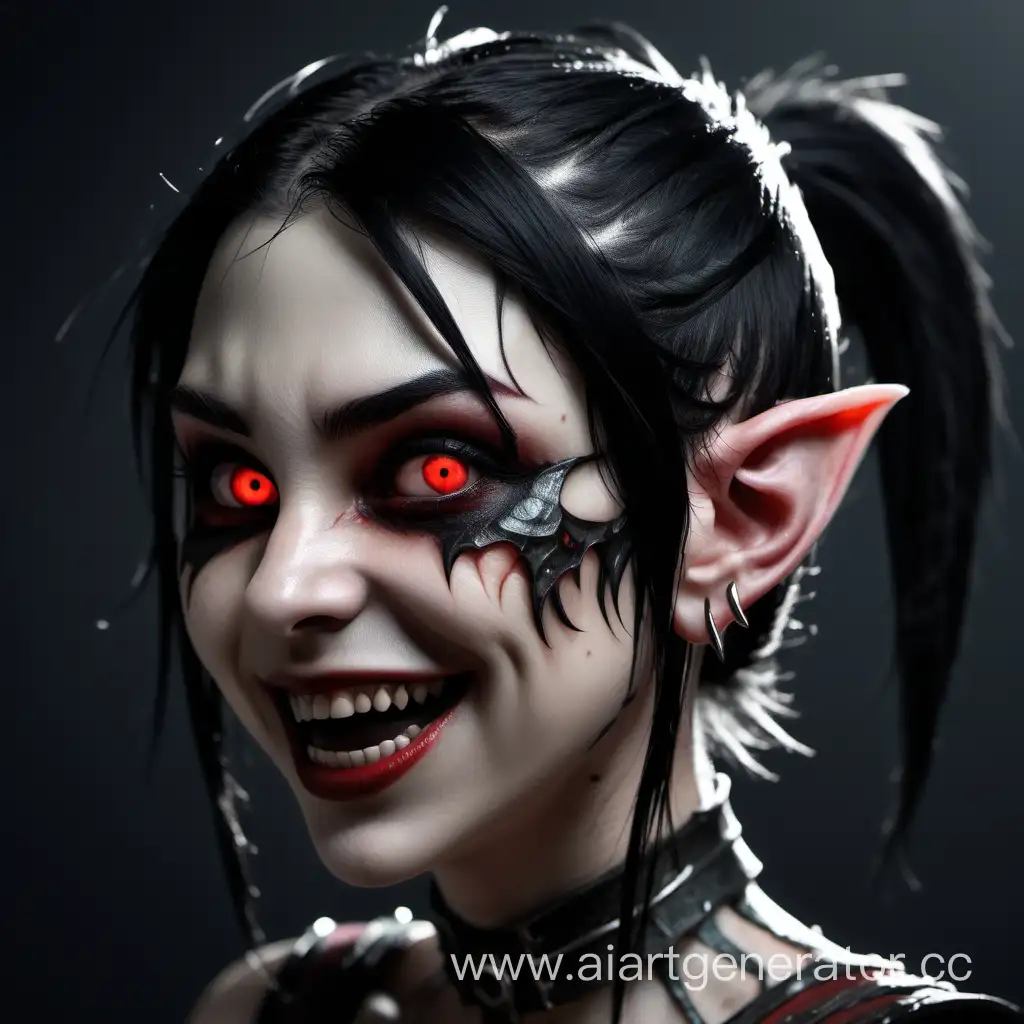 Fierce-Elf-Girl-with-Pierced-Ears-and-Battle-Scars
