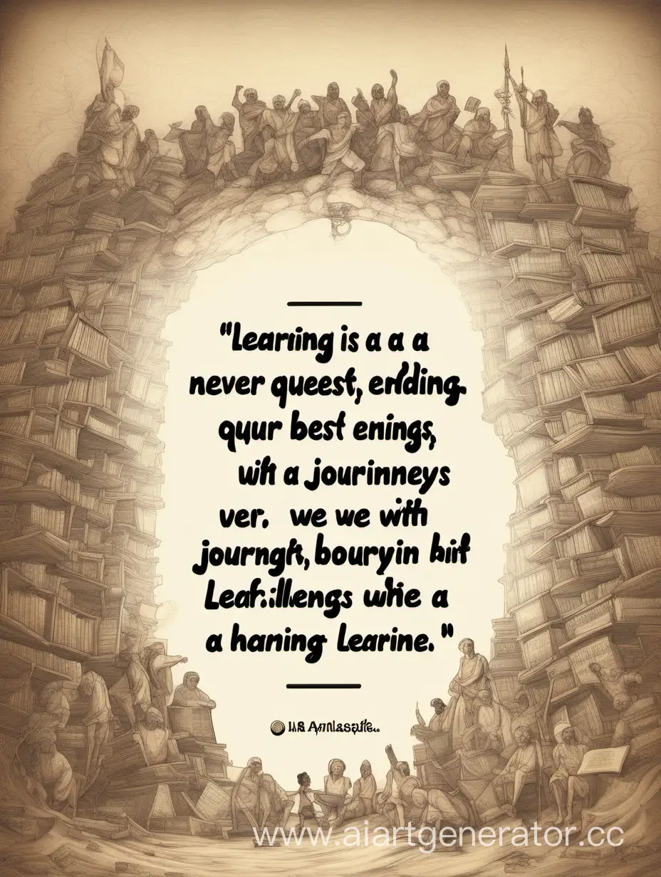 Learning is a never-ending quest, A journey to be our very best. Through challenges, we grow and thrive, Addressing learnings with a noble drive.