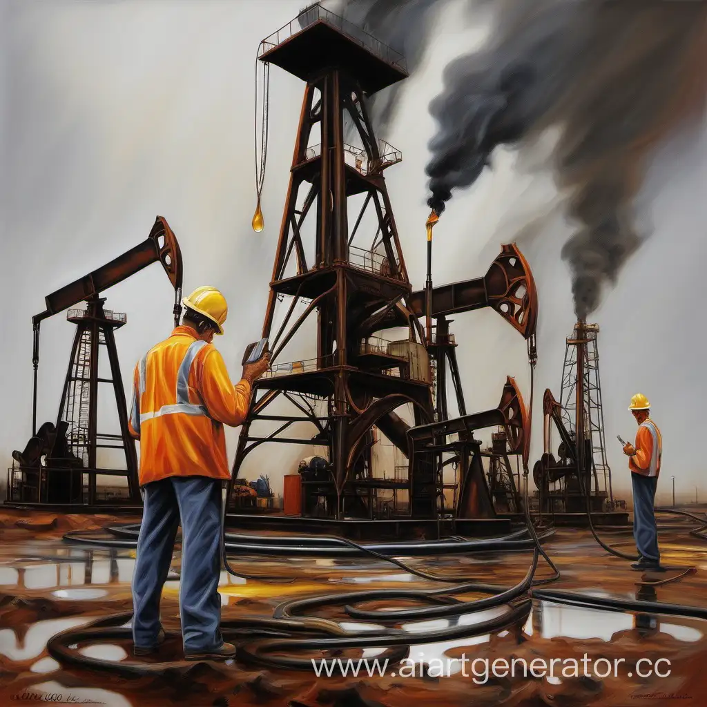 Oilman-Collecting-Tears-and-Resources-Portrait-of-an-Emotional-Industry-Worker