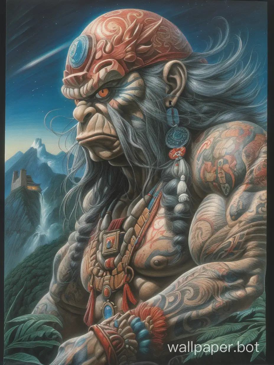 Indra-the-Thunderous-Warrior-Nightmarish-Surrealist-Portrait-by-Artist-101
