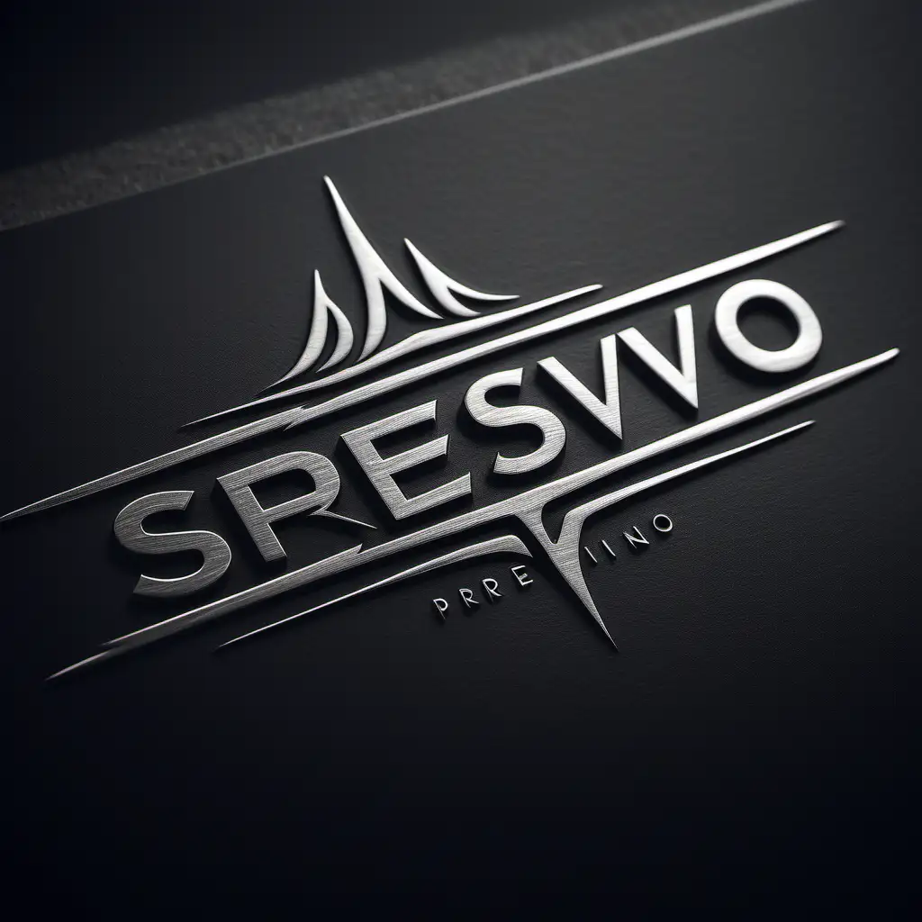Band named: “S”pressivo simple corporate like logo that can have a feel of brushed steel and leather  The meaning of the name is “with feeling”  hand drawn style Make it expressive