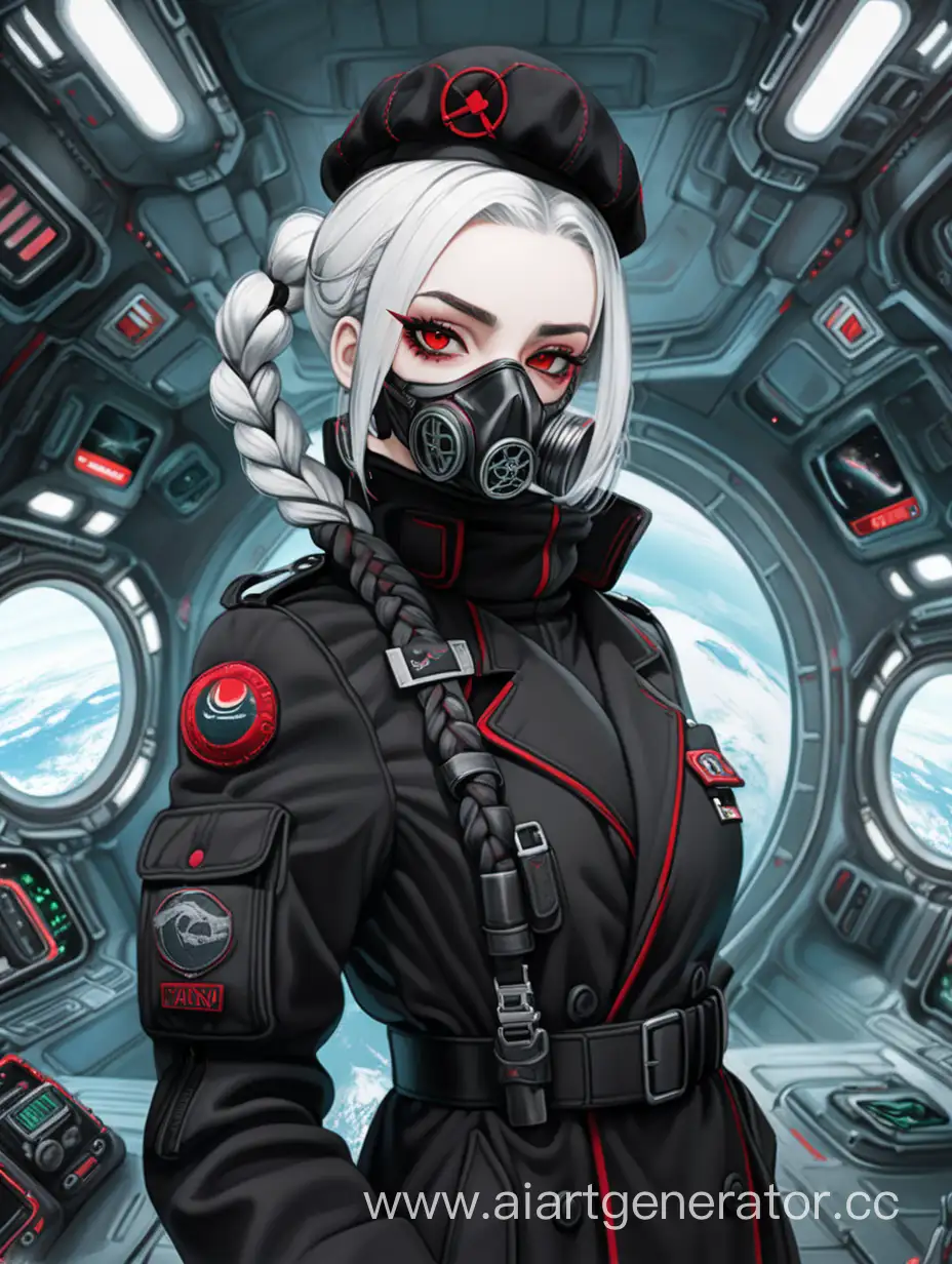 Space-Station-Special-Forces-WhiteHaired-Girl-in-Black-Trench-Coat