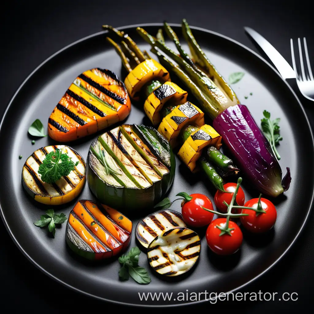 Exquisite-Grilled-Vegetables-with-RestaurantQuality-Presentation