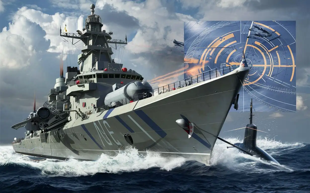 Advanced Military AntiSubmarine Craft with CuttingEdge Technology