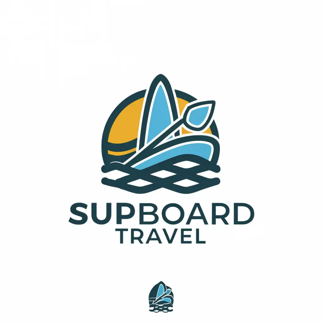 LOGO-Design-for-SUP-Board-Travel-StandUp-Paddle-Boarding-Adventure-Logo