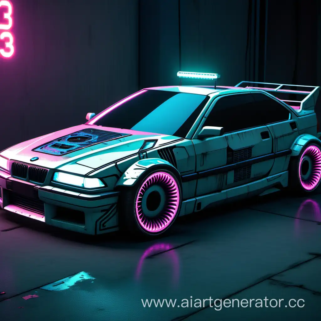 E36 cyberpank future car