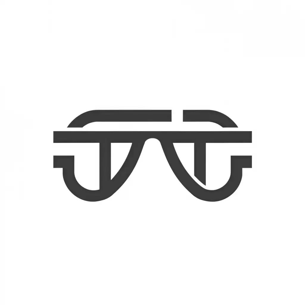 a logo design,with the text "TH", main symbol:Shades,Minimalistic,clear background