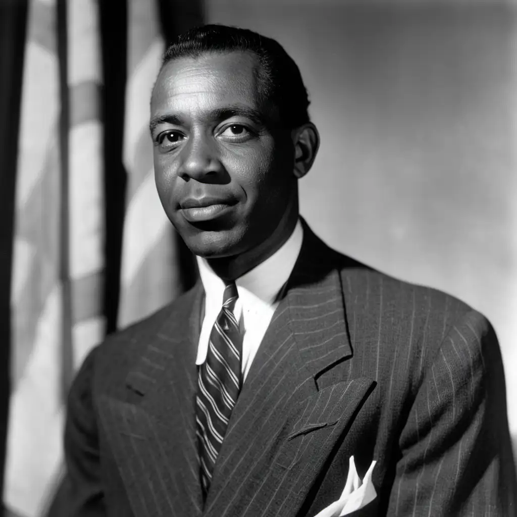 1944 African American Councilman A Historic Portrait